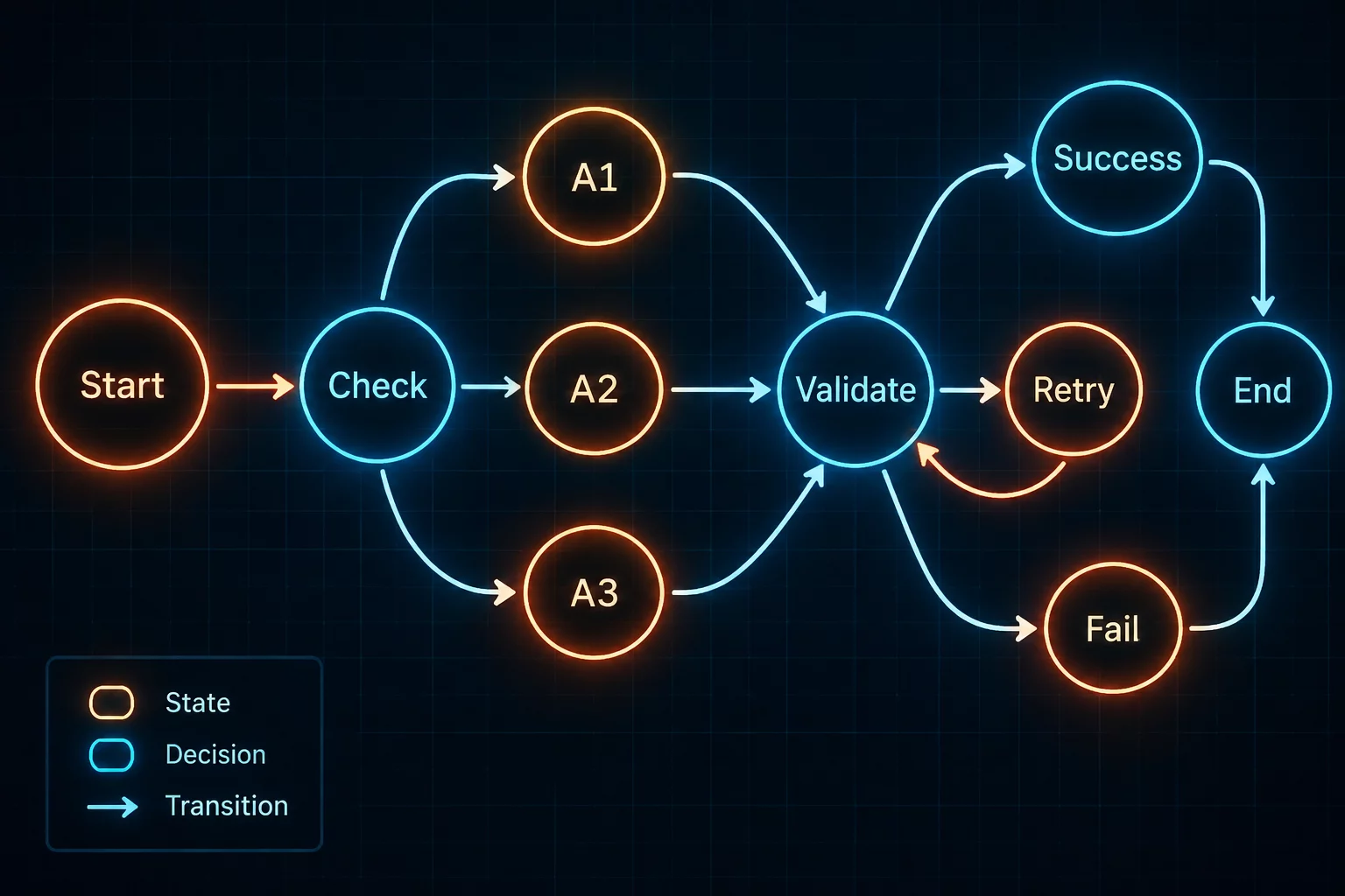 Stateful Workflow Orchestration Flow Chart